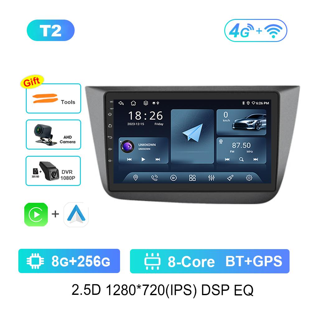 Android Intelligent System Navigation GPS for Seat Altea 2004 - 2015 Car Radio Multimedia Player 4G Head Unit WiFi IPS Screen