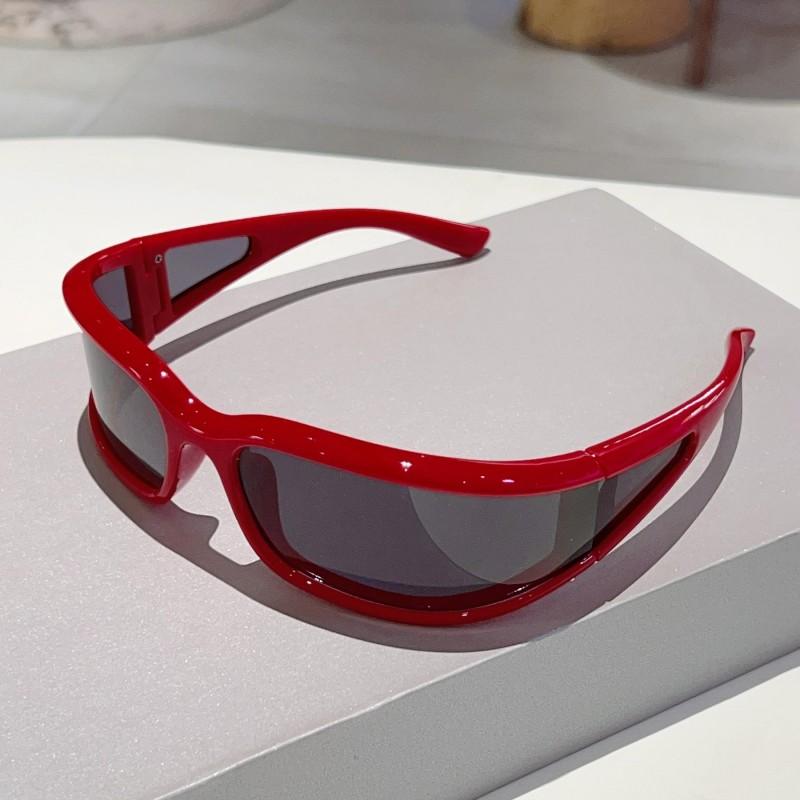 Спортивные солнцезащитные очки Y2k Мужские Новые в обертке Круглые Защитные Велосипедные Очки Женские Модные Защита от УФ-лучей Ветрозащитные Солнцезащитные очки