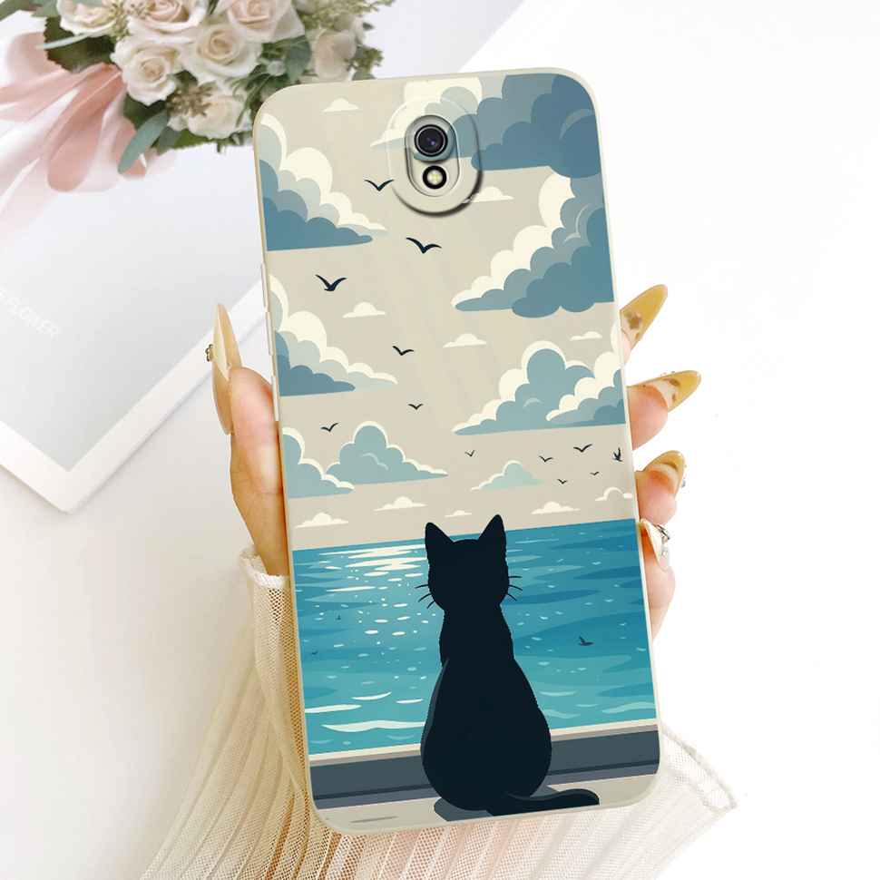 For Xiaomi Redmi 8A Case 6.22" Animal Pattern Cover Soft Silicone Phone Case For Xiaomi Redmi8A Redmi 8A Bumper Coque