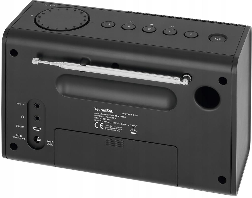 TechniSat DIGITRADIO 217 DAB+ FM Portable Radio Bluetooth Screen