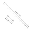 Two-Sided Golf Ball Pick Up Tool Adjustable Stainless Ball Grabber  Water