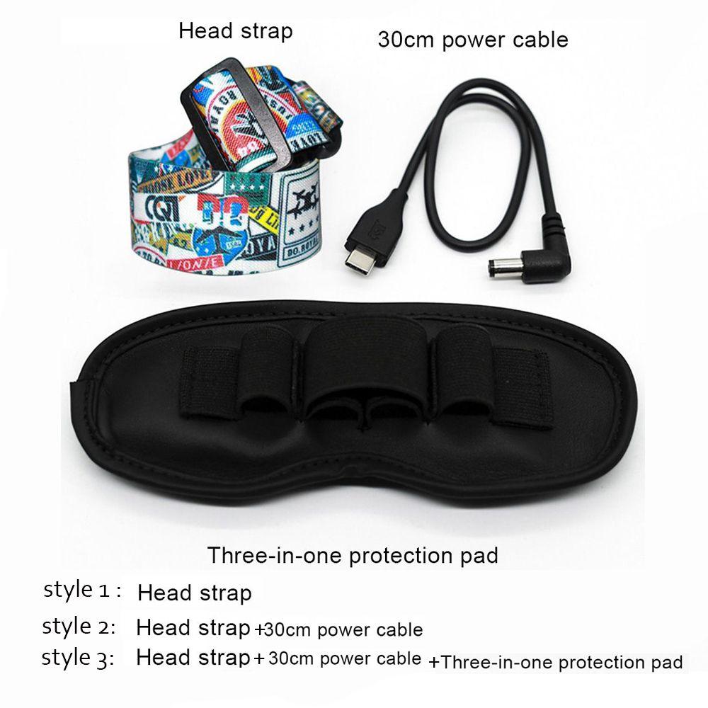 Accessories With Battery Hole For DJI FPV Goggles V2 Head Strap Replacement Headband Elastic Band