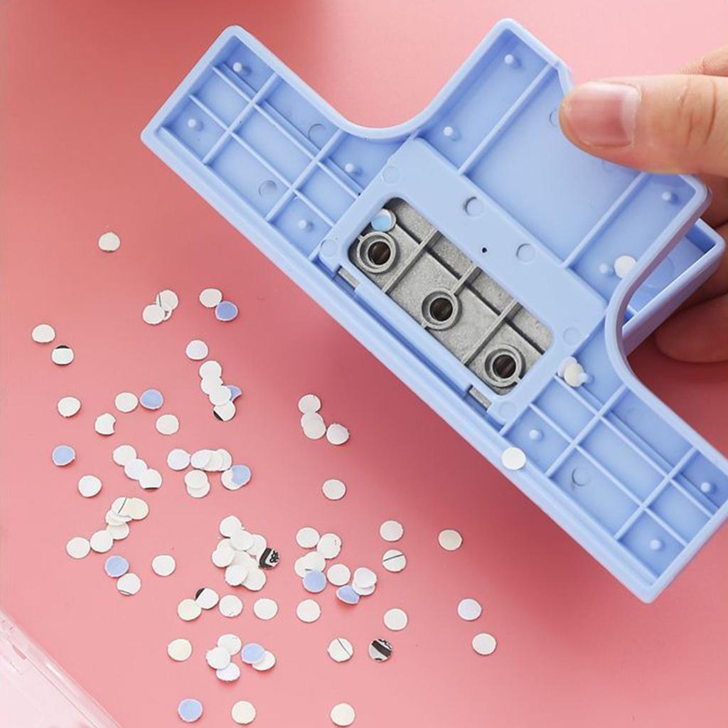 3-Hole 5-Hole Adjustable Paper Punch Tool Efficient Drilling For Office School Home Use