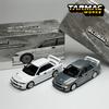 Гудронированные работы 1:64 TW Белый литой автомобиль Mitsubishi Lancer RS Evo III Chase