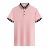 New 2023 Summer Men's Shirt Business Leisure Breathable Men's Polo Shirt Polyester Short Sleeve Top Lapel Wear Men's Polos Tops