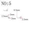 20PCS Wire Diameter 0.3mm Micro Mini  304 Stainless Stee Torsion Spring  For Jewelry