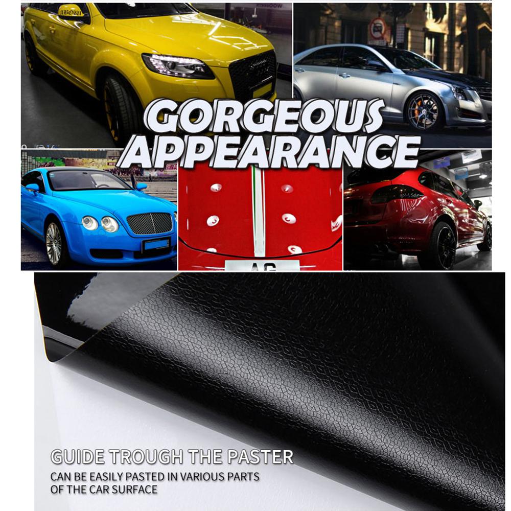 Stretchable Glossy Vinyl Film Protective Car Vinyl Wrap Stickers with Air Release Car Styling