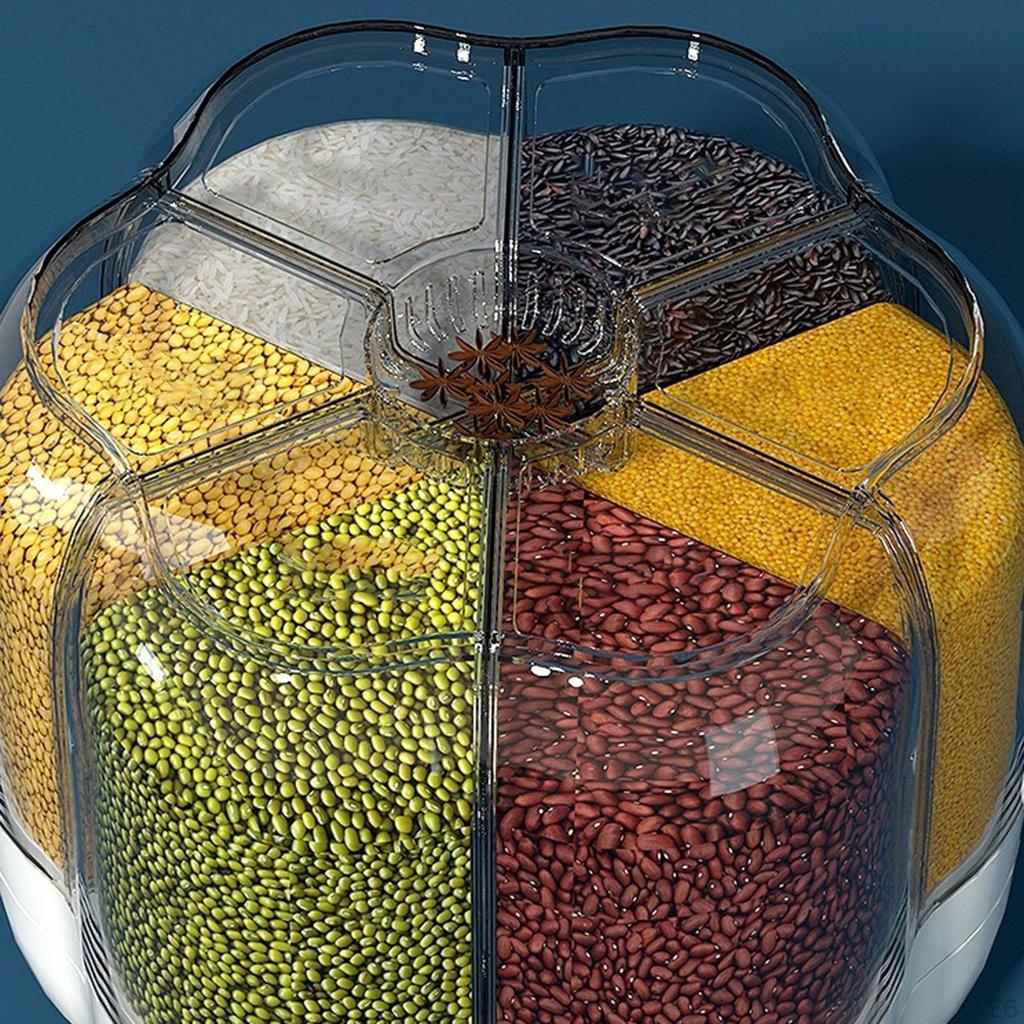 6 сеток для зерновых, ведро для риса, контейнеры для пищевых продуктов, сухие контейнеры для выпечки, кладовая