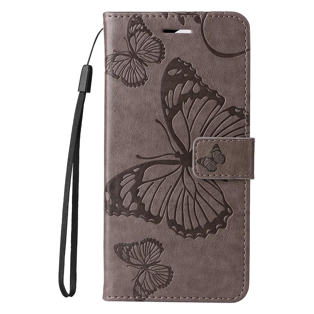 3D Embossed Pattern Flip Case For Moto G06 G56 G86 G05 G15 G55 G85 Stand PU Leather Wallet Cover Card Holder Strap