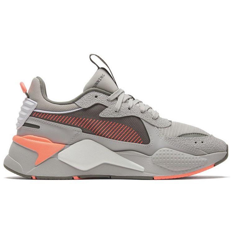 Puma Rs-X Износостойкие Ретро Спортивные Повседневные Кроссовки Унисекс Серые Красные 369818-06