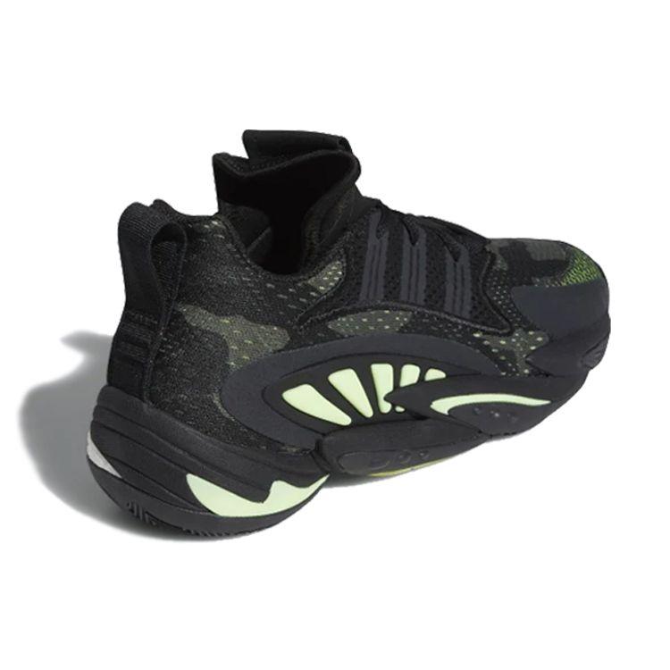 Adidas Originals Crazy BYW X 2.0 Синтетическая кожа Спортивная Амортизация Низкий верх Обувь для образа жизни Унисекс Кроссовки Черный Зеленый EE6012