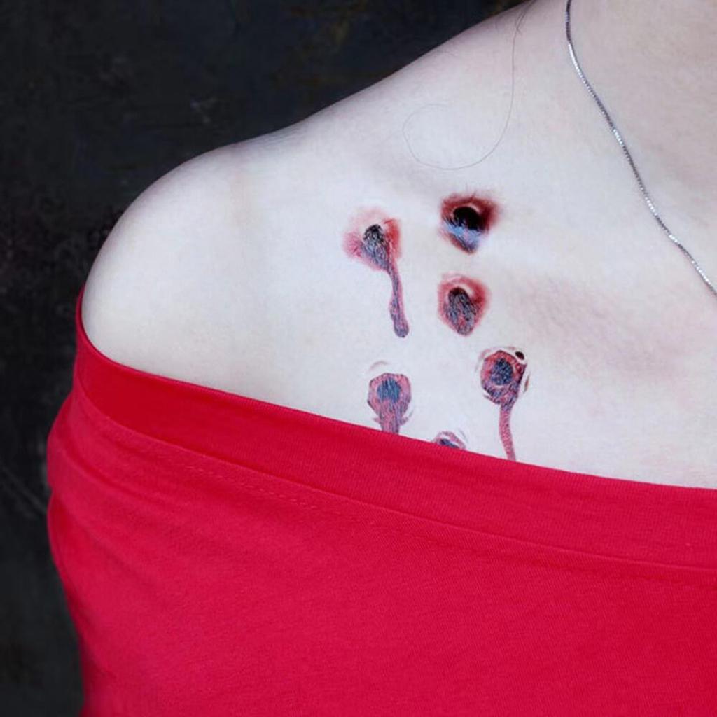 24шт Хэллоуин клоун ужас рот бар наклейки улыбающиеся губы наклейки