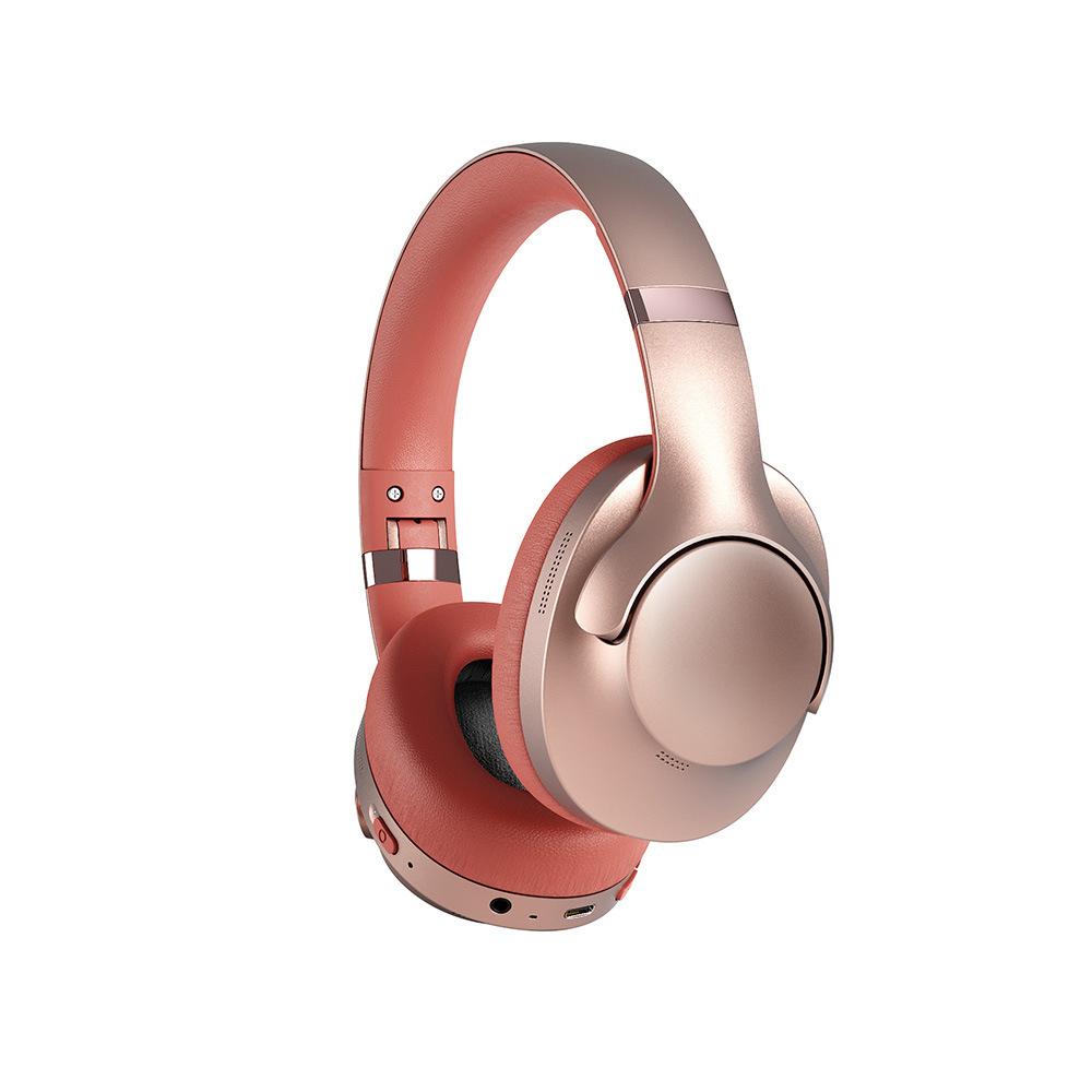 ANC Noise Cancelling Headphones Bluetooth Earphones Over-Ear Wireless Headset HiFi Stereo 50H Playtime 0.04s Latency AUX Call