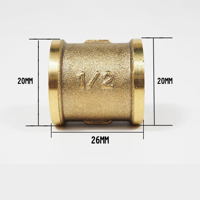 Pneumatic Plumbing Brass Pipe Fitting Male/Female Thread 1/2 BSP Tee Type Copper Fittings Water Oil Gas Adapter