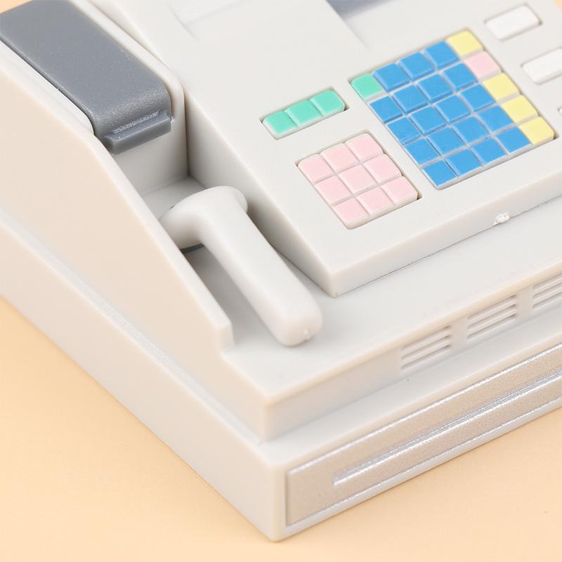 1Set Doll House Scene Decoration Supermarket Store Card Machine Scanner Model Toy