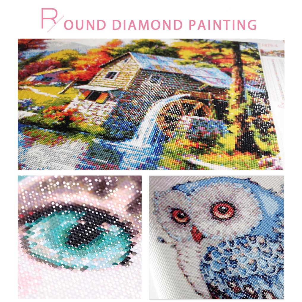 5D Diy Full Round Diamond Painting Still Diamond Embroidery