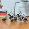 Ручная ковка Железное украшение для мотоцикла: Декор для письменного стола и винного шкафа в гостиной - Идеальный подарок на день рождения.