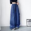 Plaid Cargo Pants for Women, Summer Thin Style, Plus Size, Slimming, Drapey, Lightweight, Quick-Dry, Dance Sports Ice Silk Wide-Leg Pants