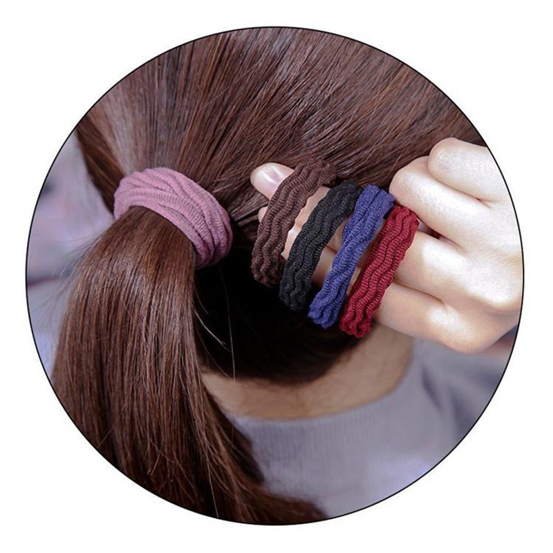 20PCS Women Girls Simple Basic Elastic Hair Bands Ties Scrunchie Holder Rubber Bands Fashion Headband Hair Accessories