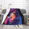 Aphmau With Video Game New Selling Custom Print Flannel Soft Blanket Sasha Aaron Lycan Cute Aarmar Purple Mystreet Gaming