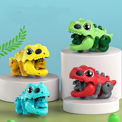 Игрушечная машинка Катапульта Форма динозавра Дети Взаимодействие родителей и детей Подарок для мальчиков Суповые игрушки Инерционное руление