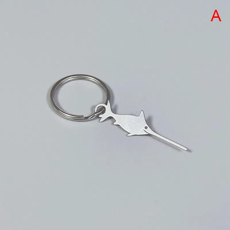 Swordfish Shape Stainless Steel Needle For Smartphone Sim Card Tray Removal Eject Pin Key Tool Universal Thimble