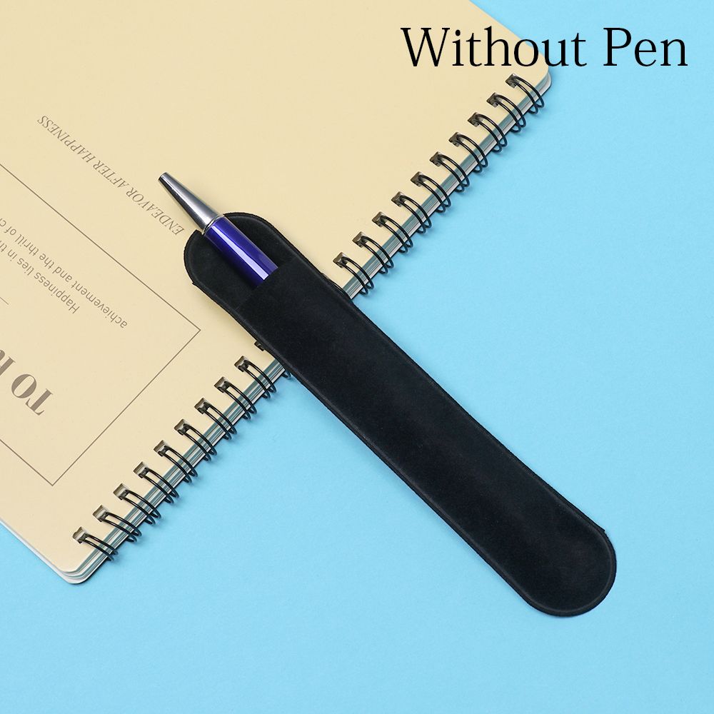 2/5pcs Gift Bag Business Affairs Round Square Velvet Pencil Bag Pen Pouch Case