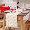 Fuzzy Love Heart Table Runner Romantic Valentine's Table Flag Tables Mat Table Runner  Dining Table