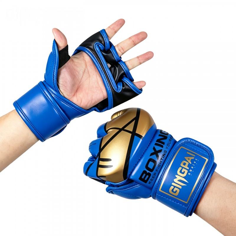 Half-Finger MMA Training Gloves Boxing Muay Thai Kickboxing Sandbag Sparring Unisex Adult
