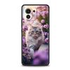 Cute Detection Cat Phone Case Cover for Xiaomi Mi 15 14 13 12 11 Ultra 14T 13T 12T 11T 10T Pro Lite 5G Soft TPU Fundas Shell Bag
