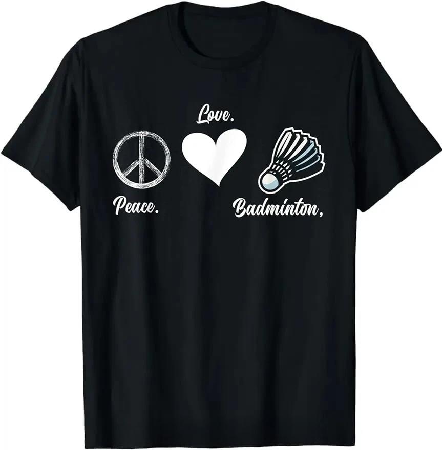 Fun and Stylish Fitness Tshirts for Badminton Enthusiasts Team Players Coaches and WomenSummer Streetwear Graphic T Shirts