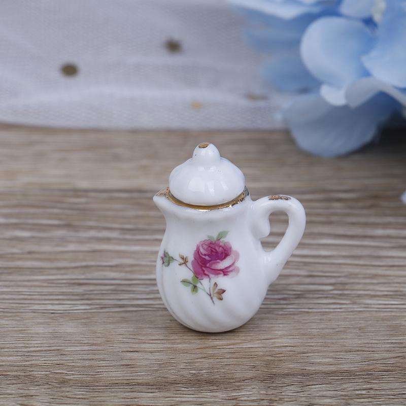 15 шт. 1:12 Кукольный домик миниатюрная посуда фарфор керамика набор кофейных чайных чашек