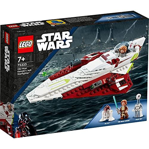 LEGO Star Wars Obi-Wan Kenobi's Jedi Starfighter (TM) 75333 Toy Block Present Space Boy Boys Ages 7 and Up