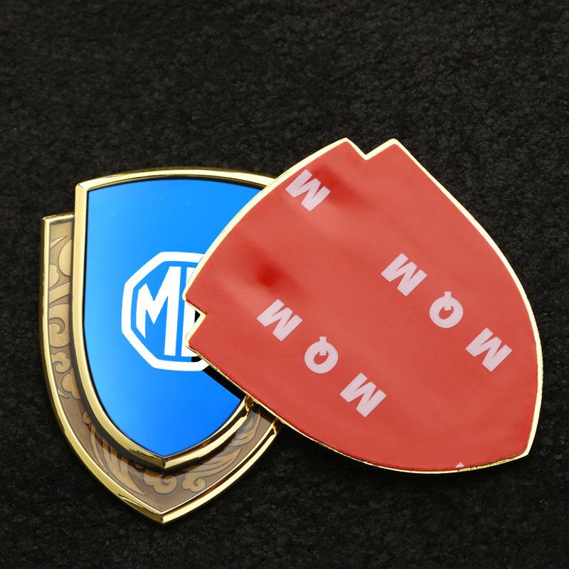 Car Sticker Metal Alloy 3D Badge Side Marking Decorative Car Sticker For MG ZS GS MG3 MG5 MG6 MG7 GT HS 350 Car Accessoriess47