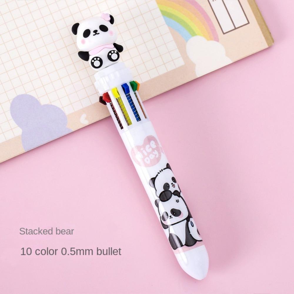 Cute Ballpoint Pen Plastic Stationery Gifts New Panda Ballpoint Pen