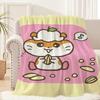 Cartoon C-Coro C-Coro C-Kuririn Cute Blanket Plush Nap Sofa rug for Living Room Office Bedroom Birthday Home Travel Kid Gifts