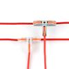 New Universal T-type Wire Connector Push-in Quick Distribution Terminal Transparent Copper Clip Home Main Distributor