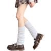 Super Loose Available In and Cute School Socks for Middle and High School School and Cold Protection Socks, White, 60cm, 80cm, 100cm, 120cm. Uniforms,