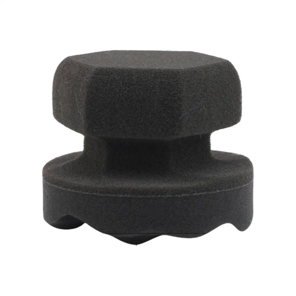 Car Tire Waxing Sponge Multi-functional High Density Wave Applicator Hexagonal Sponge Grip Dish Waxing Car Wash Dish Grip H E1J1