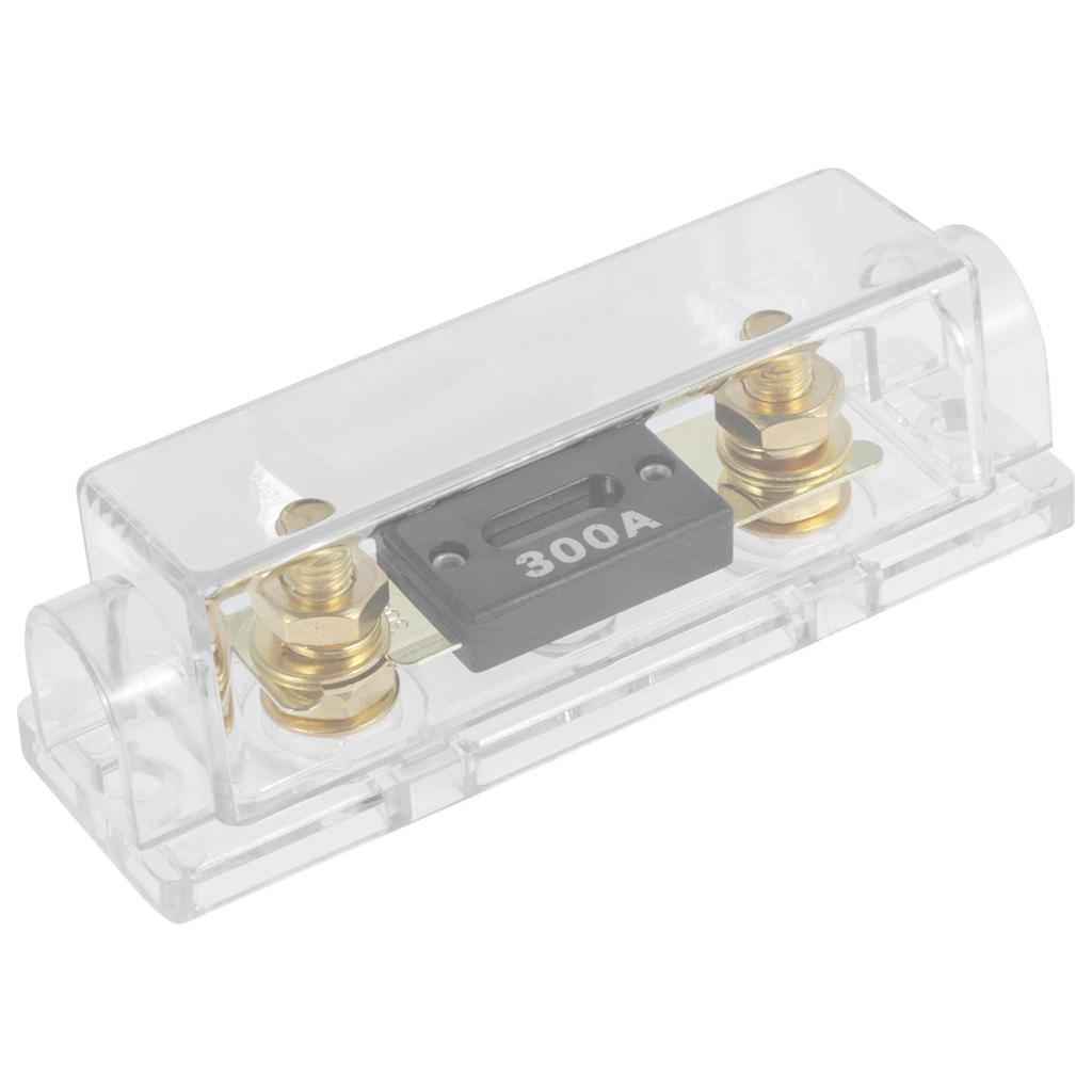 ANL Fuse Holder Car Blade Fuse Holder Gold Plated Auto Fuse Block Safe Car Audio Fuse Holder with 300 Amp Fuse Car Accessories