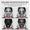 Умное УФ Солнцезащитное Зеркало для Макияжа со Светодиодной Подсветкой, Детекция Солнцезащитного Средства, Макияж
