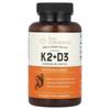 K2+D3, Здоровье костей и сердца, 60 мягких капсул