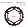 530 Front Rear Star Gear Sprocket for KAWASAKI ZX600 ZX6 Ninja ZZR600 VN800 ZZR500 ZZR 500 600 VN 800 Vulcan Classic Drifter