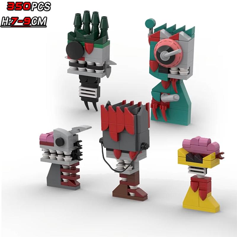 Конструктор «Паразиты» в стиле хоррор, мрачный, от Sprunkie Toys, Oren Wenda Bricks, сборные игрушки для детей, подарок на Рождество и Пасху.