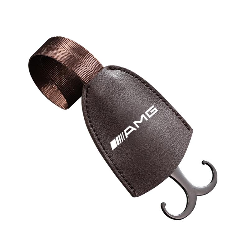 PU Leather Car Seat Back Hooks Universal Interior Accessories For Mercedes-Benz W108 W124 W126 W140 W168 W169 W176 W177 W20 ZF8