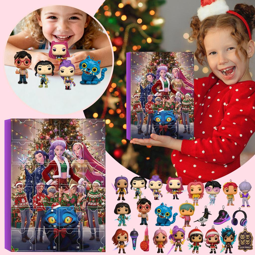 3D Witch Doll Surprise Box, 24 Dolls Waiting For You To Unpack, Christmas Surprise Gift For Friends And Children
