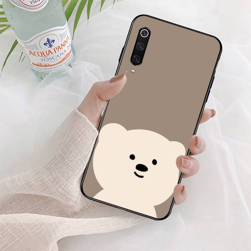 Чехол для телефона с милым мультяшным медведем и животным для Xiaomi mi 5 6 8 9 10 lite pro SE Mix 2s 3 F1 Max2 3