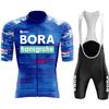 Мужская одежда для велоспорта 2026 Летняя одежда Мужская UCI BORA Велосипедный джерси Комплект Спортивная Дорожный велосипед Форма Велосипедные шорты с лямками Штаны Mtb Блузка