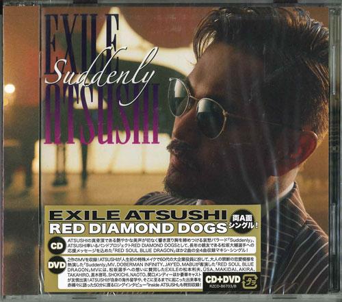 CD EXILE ATSUSHI/RED DIAMOND DOGS - Suddenly / RED SOUL BLUE DRAGON(CD+ RZCD86703 Japan ObiJapanese Pop/Rock Used