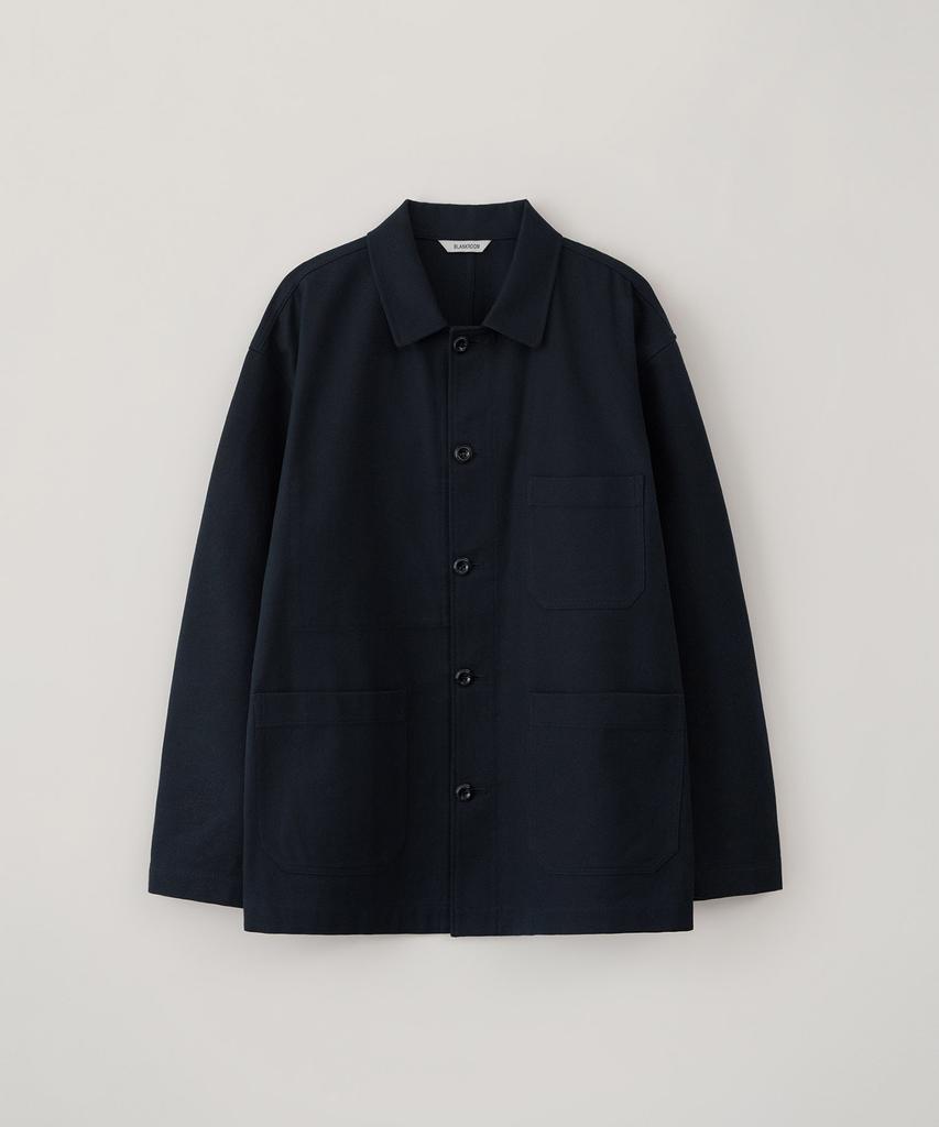 Blankroom French Work Jacket_Navy